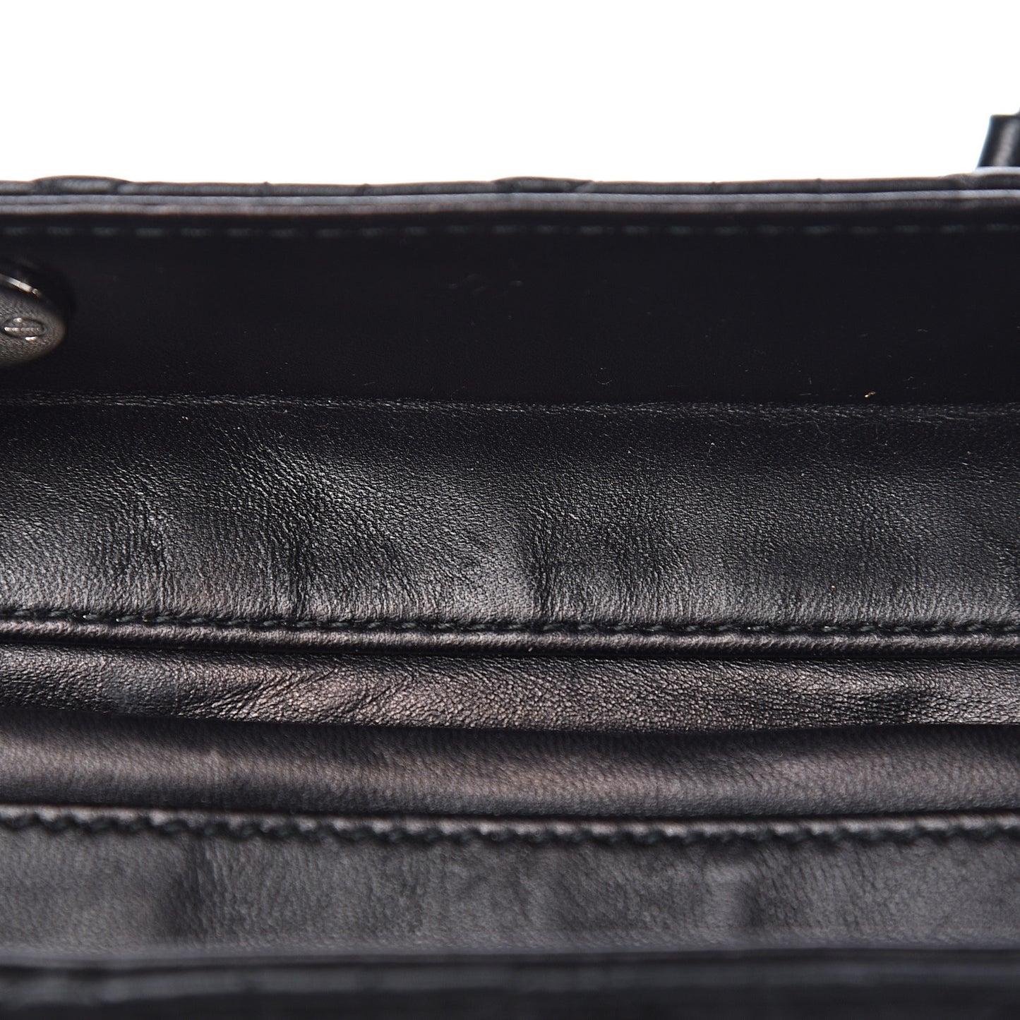Lambskin Cannage Medium Lady Dior Black