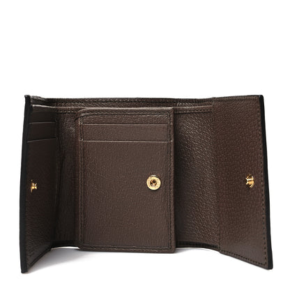 Gucci GG Supreme Monogram Web Ophidia French Flap Wallet Beige New Acero 5 of 10