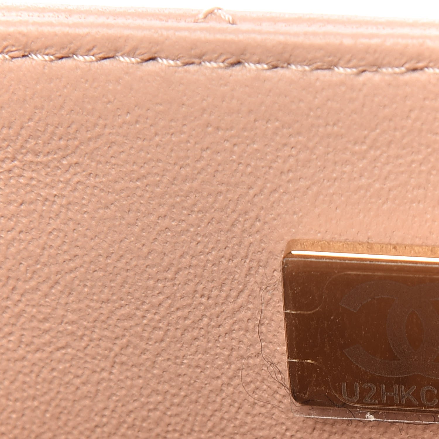 Chanel Lambskin Quilted Mini Rectangular Flap Beige 9 of 11