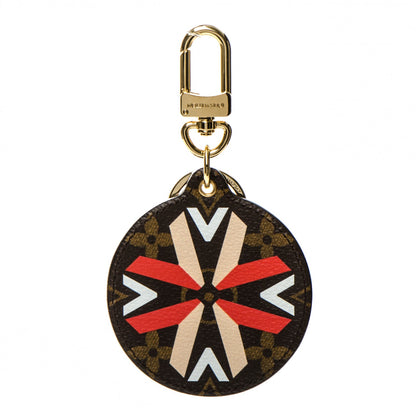 Louis Vuitton Monogram Illustre Multi V Bag Charm Key Ring 1 of 5