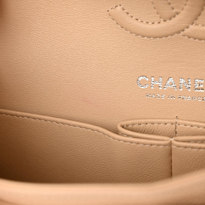 Chanel Caviar Quilted Small Double Flap Beige 11 of 12