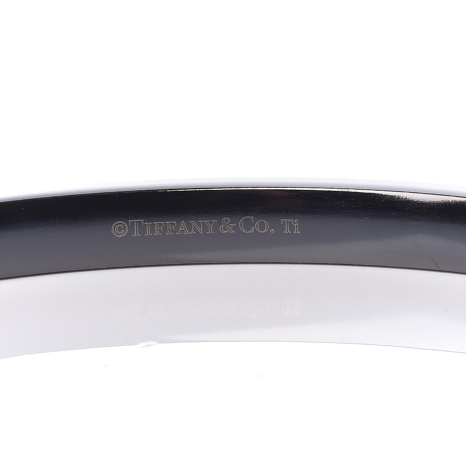 Tiffany Titanium 1837 Narrow Cuff Bracelet 4 of 4