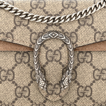Gucci GG Supreme Monogram Super Mini Dionysus Shoulder Bag Taupe 7 of 10