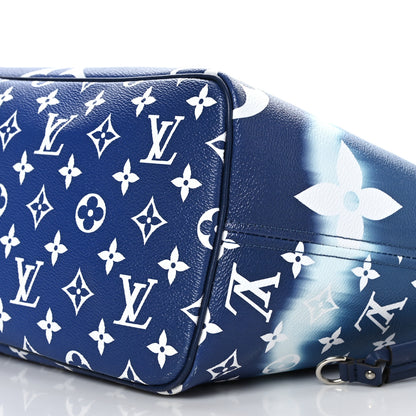Louis Vuitton Monogram Escale Neverfull MM Blue 10 of 10