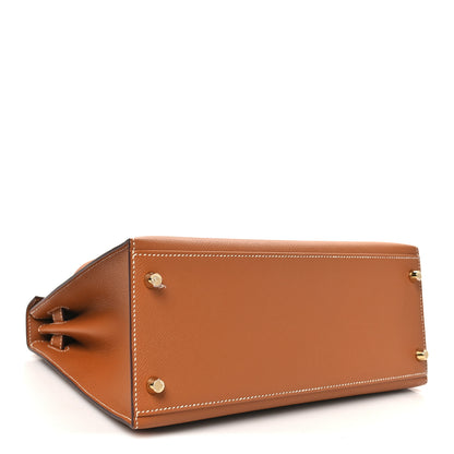 Hermes Epsom Kelly Sellier 28 Gold 4 of 11