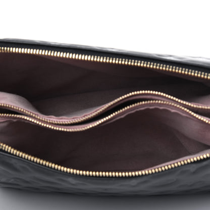 Louis Vuitton Lambskin Embossed Monogram Coussin PM Black 4 of 4