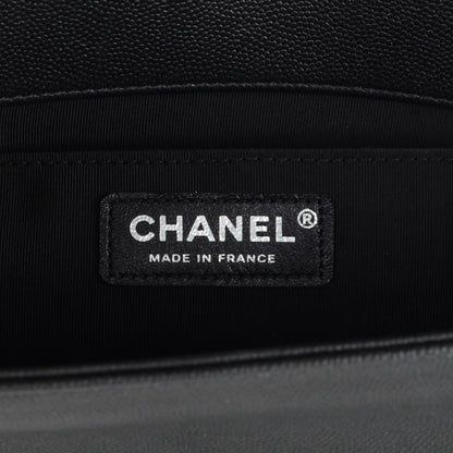 Chanel Caviar Quilted Medium Boy Flap So Black 6 of 7