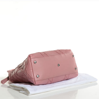 Christian Dior Lambskin Cannage Medium Granville Tote Pink 13 of 18