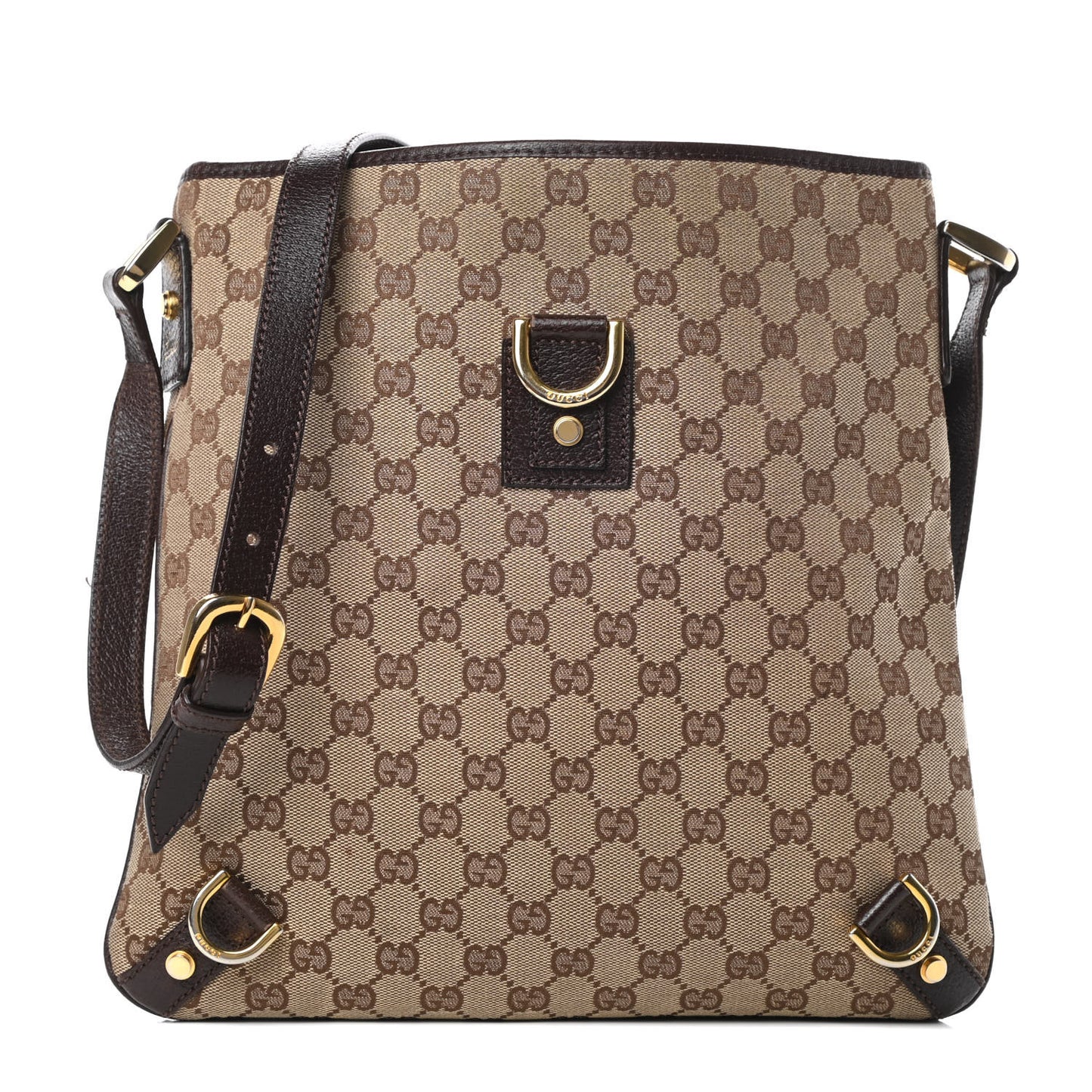 Monogram Abbey Messenger Bag Dark Brown