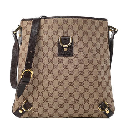 Gucci Monogram Abbey Messenger Bag Dark Brown 1 of 11