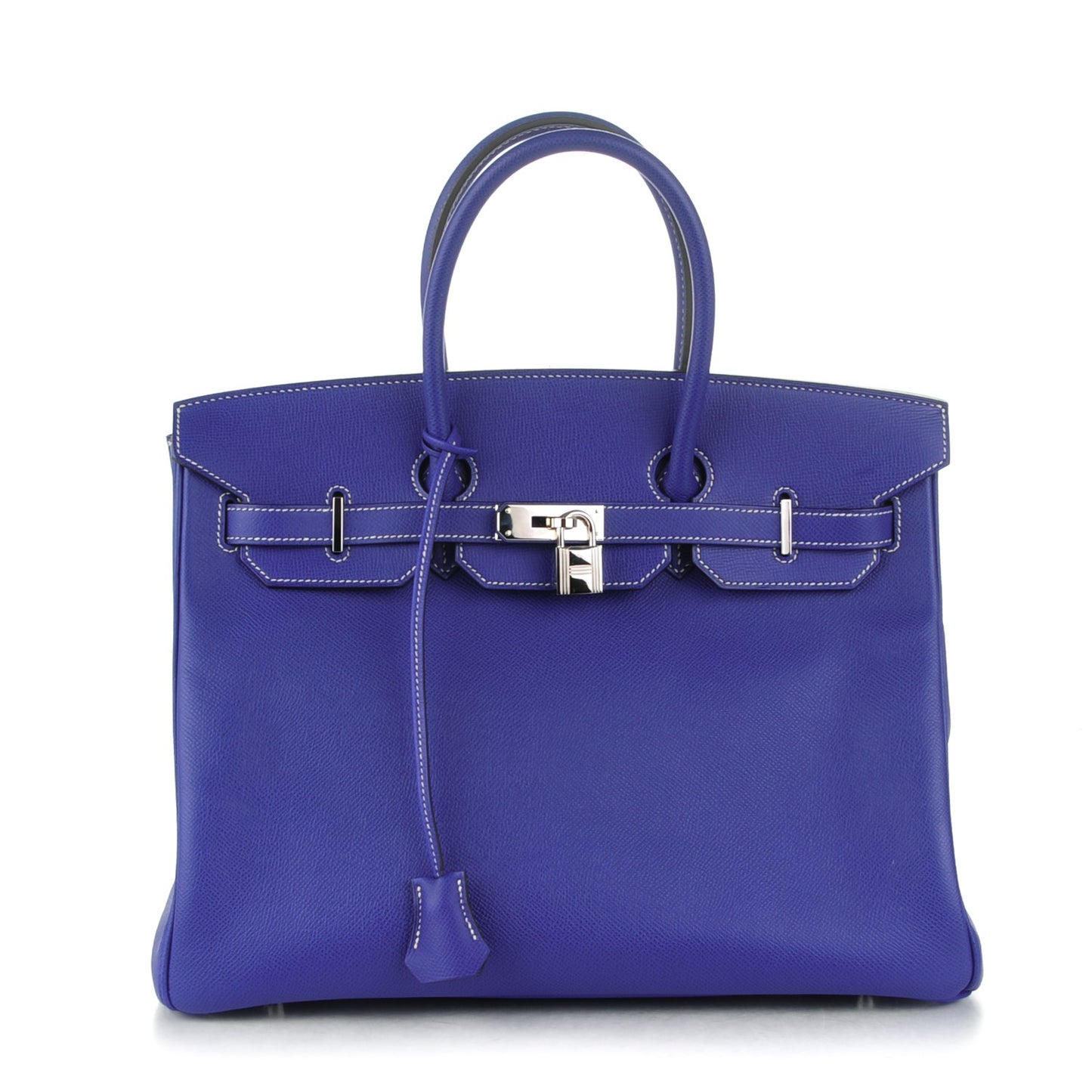 Epsom Birkin 35 Bleu Electrique Mykonos