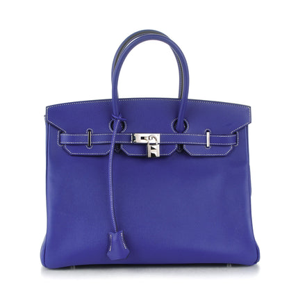 Hermes Epsom Birkin 35 Bleu Electrique Mykonos 1 of 24
