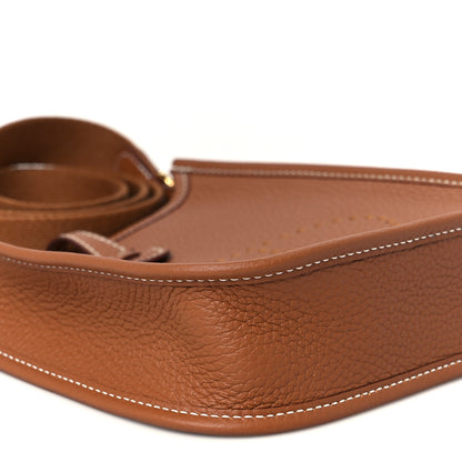Hermes Taurillon Clemence Evelyne TPM Gold 10 of 12
