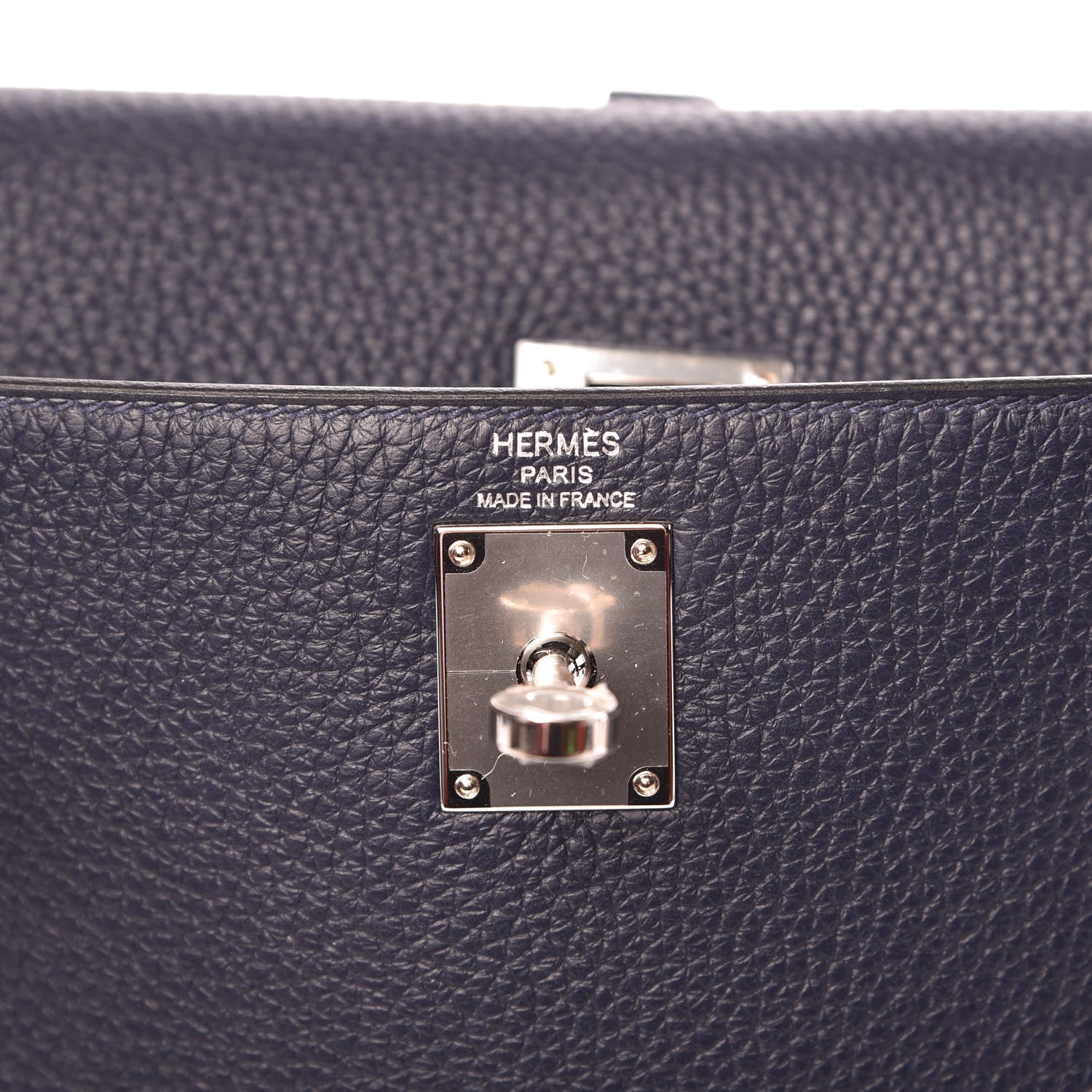 Hermes Taurillon Clemence Kelly Ado Backpack Bleu Nuit 6 of 12