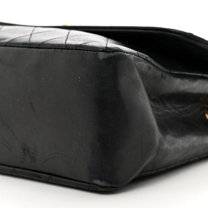 Chanel Lambskin Quilted Medium Single Flap Black 10 of 11