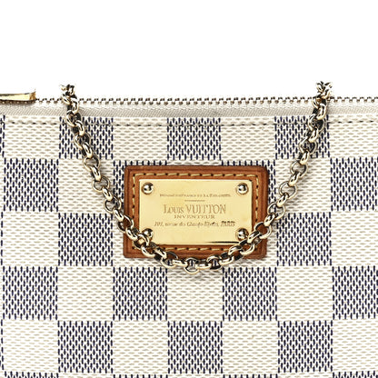 Louis Vuitton Damier Azur Pochette Milla MM 8 of 11