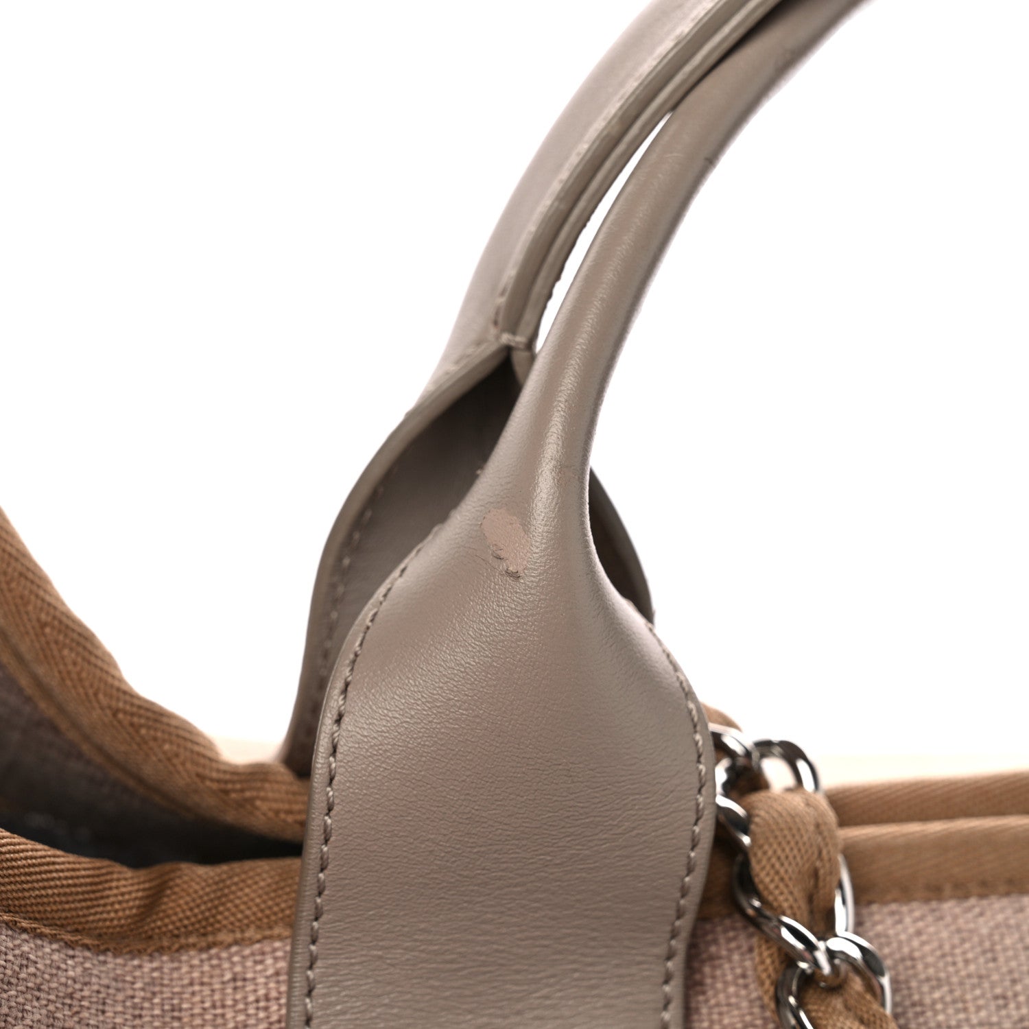 Chanel Canvas Medium Deauville Tote Ecru 14 of 14