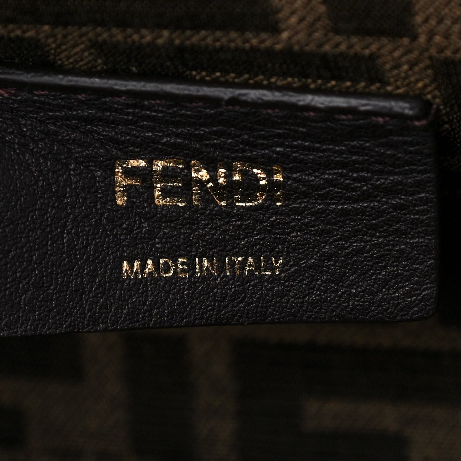 Fendi Shiny Nappa Small Fendi First Black 6 of 13