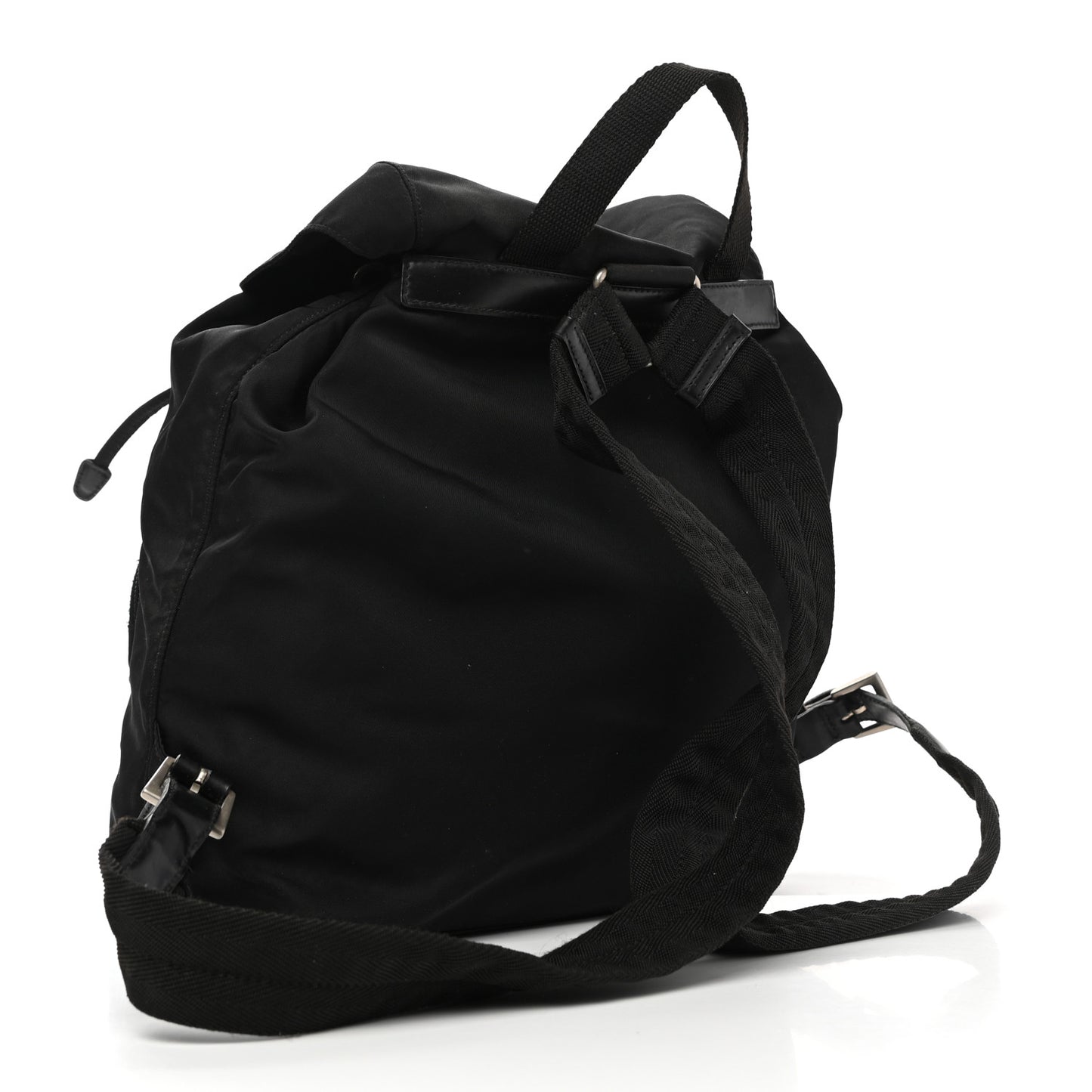Tessuto Nylon Vela Medium Backpack Black