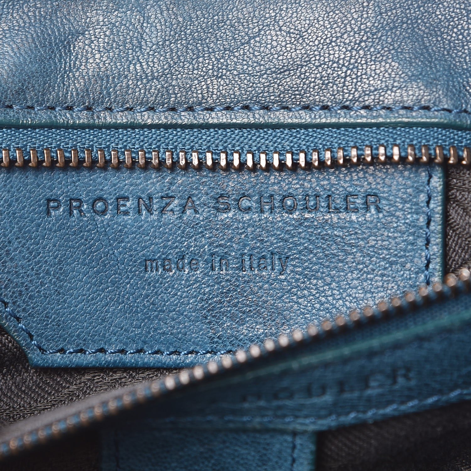 Proenza Schouler Lambskin Medium PS1 Satchel Sea Blue 8 of 13