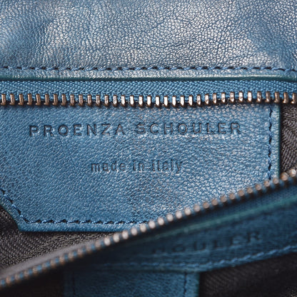 Proenza Schouler Lambskin Medium PS1 Satchel Sea Blue 8 of 13