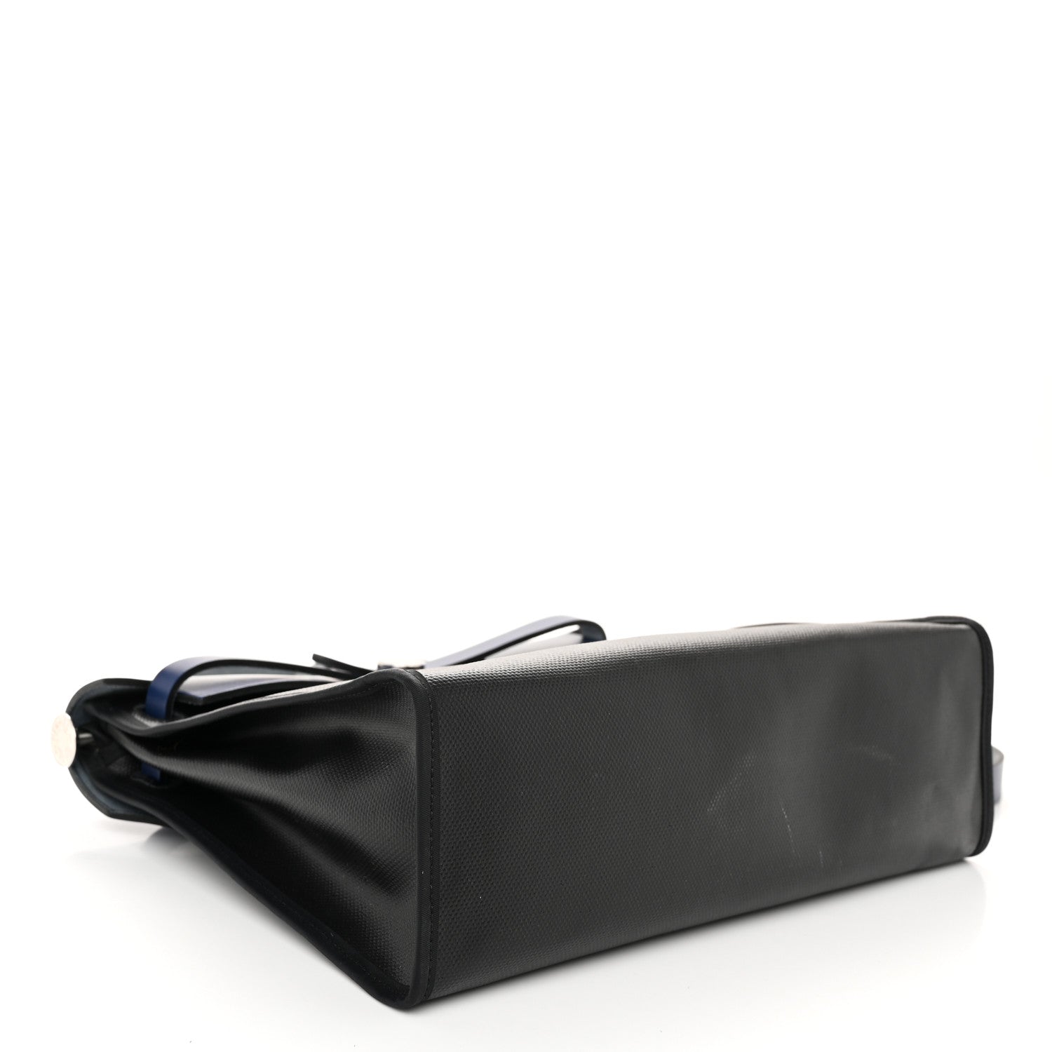 Hermes Toile H Berline Vache Hunter Herbag Zip PM 31 Bleu Encre Black 5 of 12