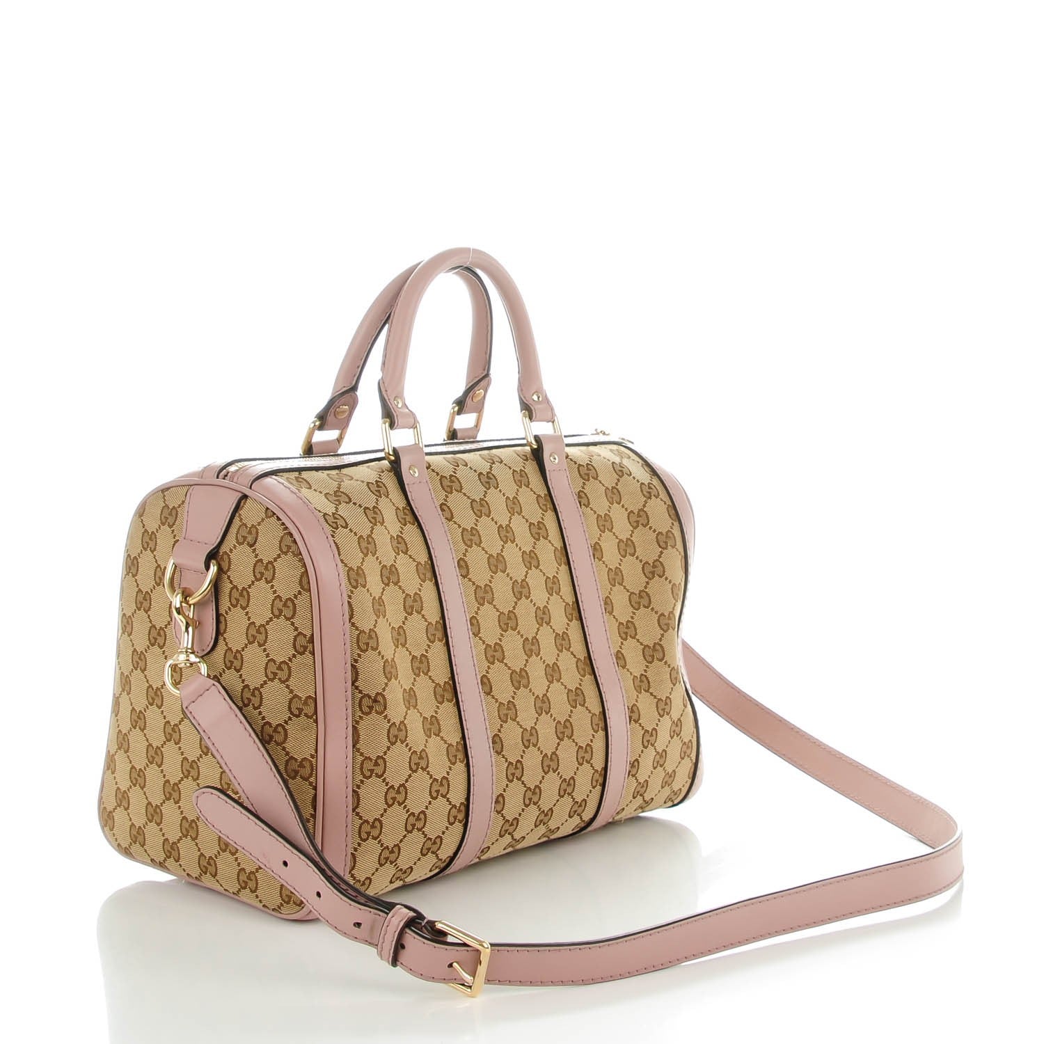 Gucci Monogram Medium Joy Boston Light Pink 3 of 7