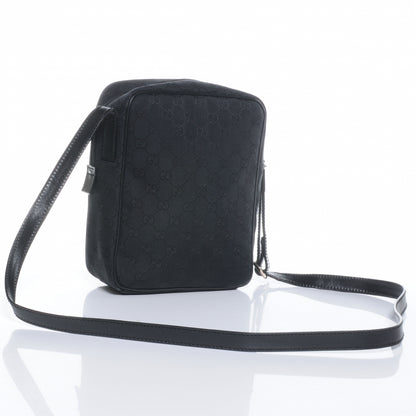 Gucci Monogram GG Flight Small Crossbody Bag Black 3 of 7