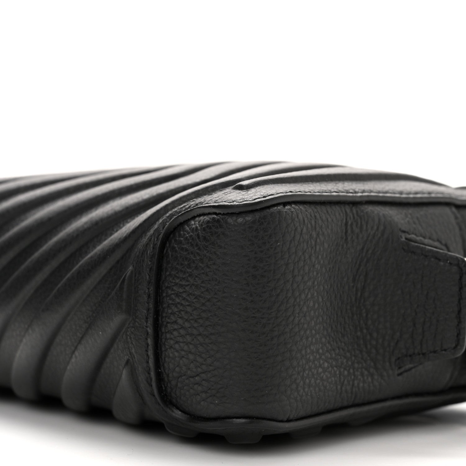 Balenciaga Grained Calfskin Embossed Car Camera Bag Black 9 of 10