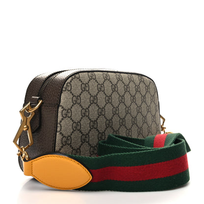 Gucci GG Supreme Monogram Web Neo Vintage Shoulder Bag Beige New Acero Crop 3 of 11