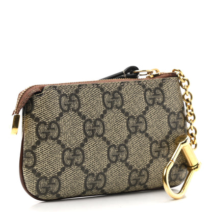 Gucci GG Supreme Monogram Key Case Brown 3 of 7