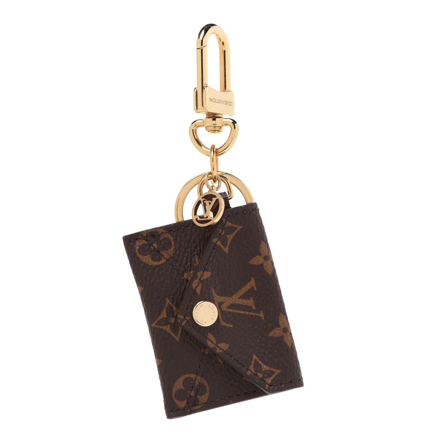 Monogram Kirigami Pouch Bag Charm Key Holder