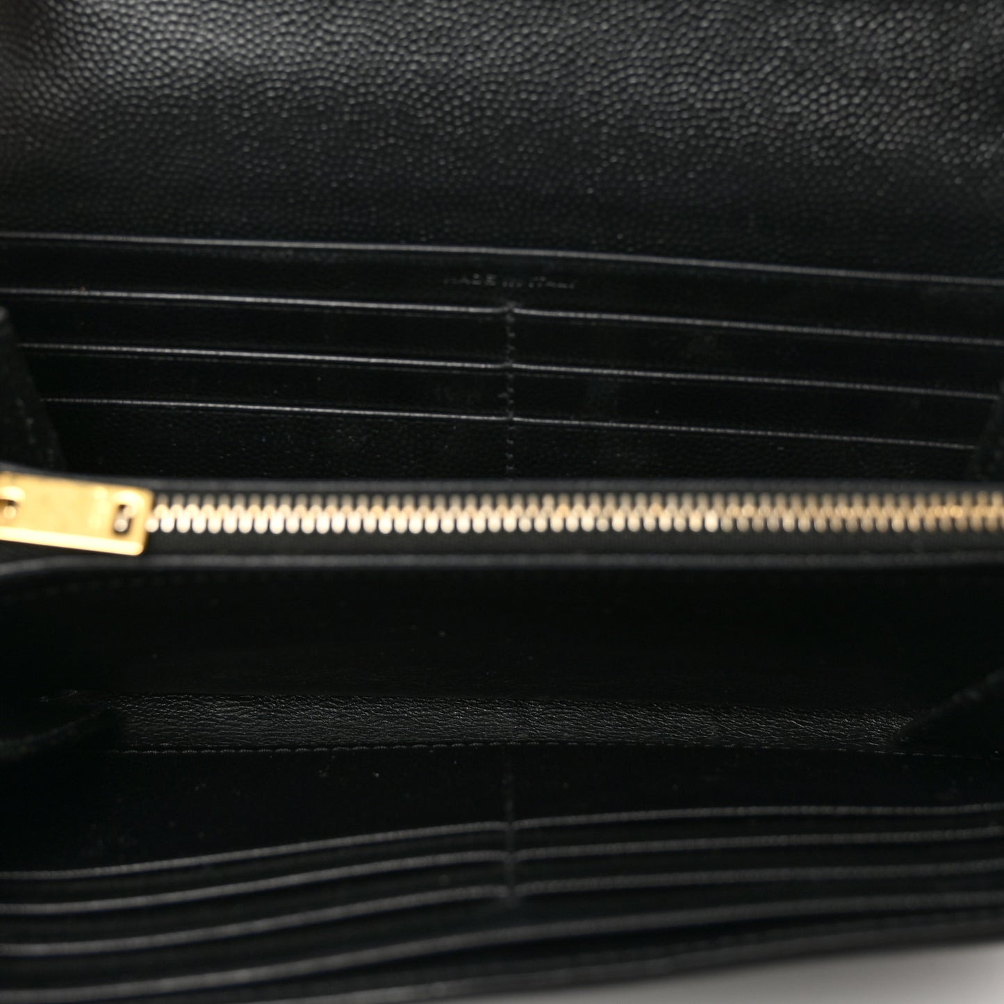 Grain De Poudre Classic Monogram Cassandre Wallet Black