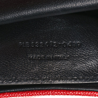 Saint Laurent Grain De Poudre Matelasse Monogram Medium Vicky Chain Bag Red 6 of 9