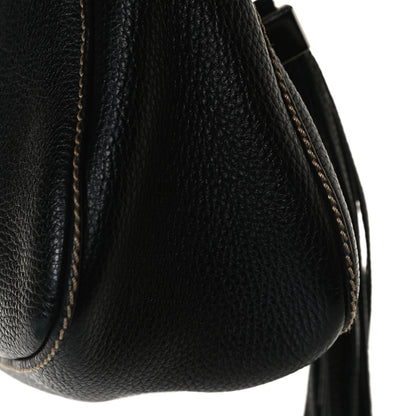 Chanel Calfskin Tassel Shoulder Bag Black 14 of 14