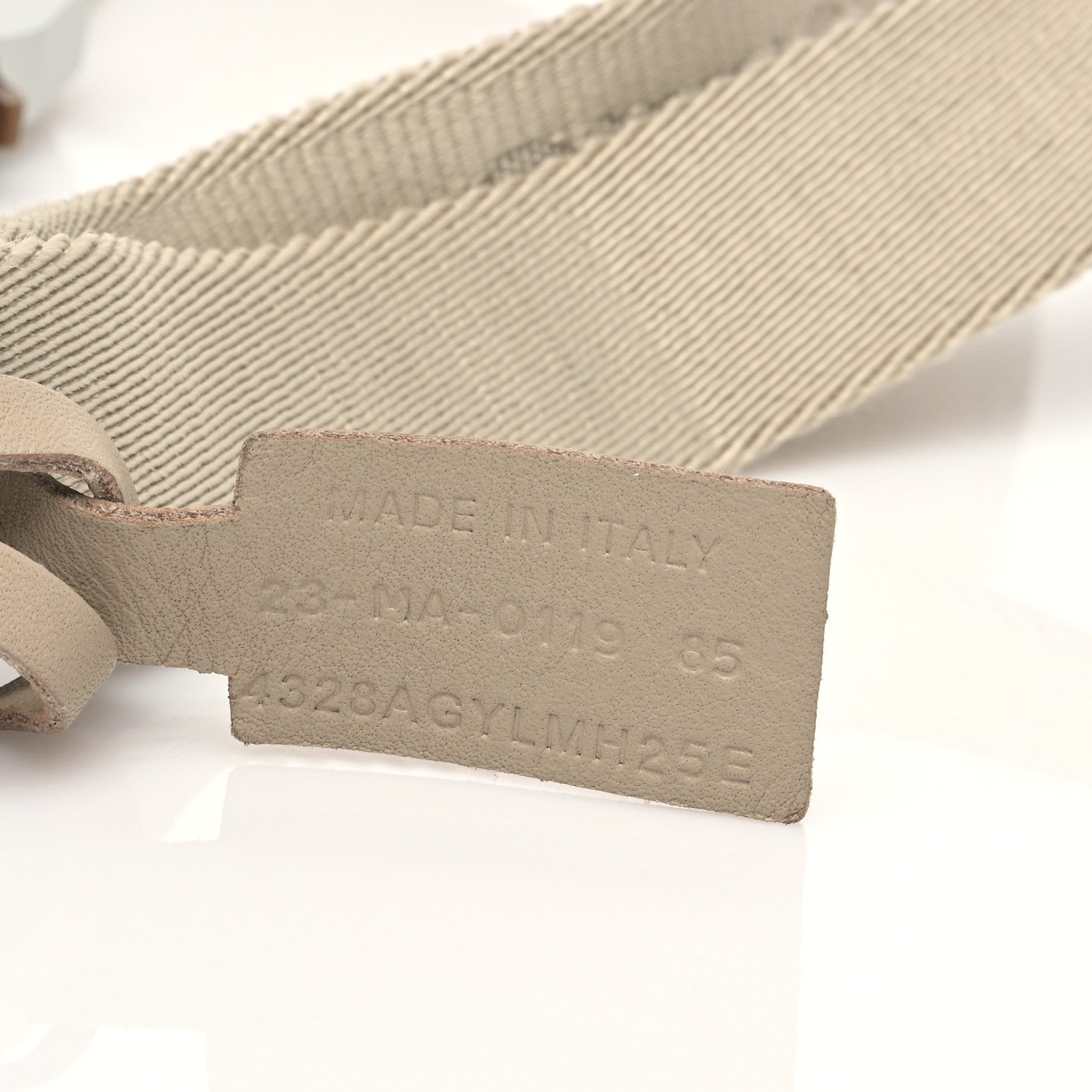 Christian Dior X ALYX CD Canvas CD Buckle Belt 85 Beige 7 of 7