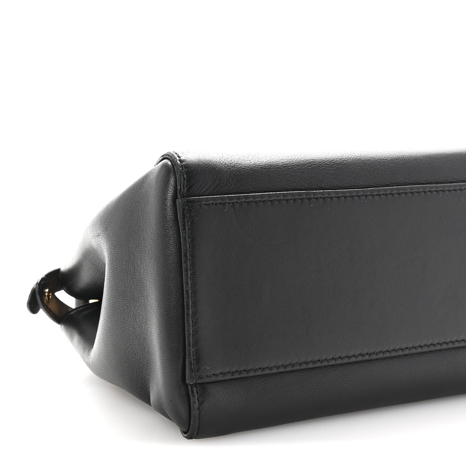 Fendi Nappa Mini Peekaboo Iconic Satchel Black 4 of 10