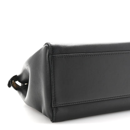 Fendi Nappa Mini Peekaboo Iconic Satchel Black 4 of 10