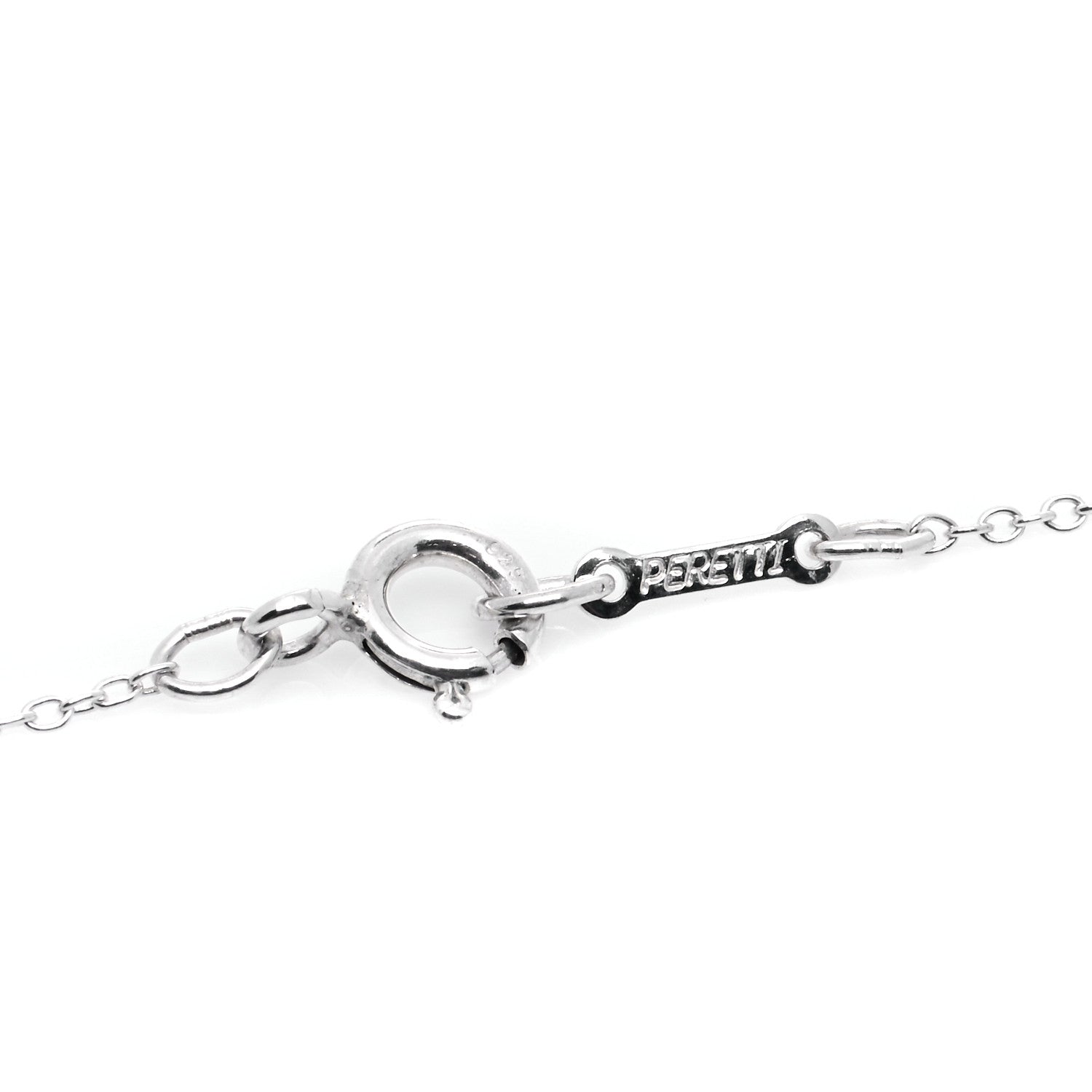 Tiffany Sterling Silver 16mm Elsa Peretti Cross Pendant Necklace 5 of 7