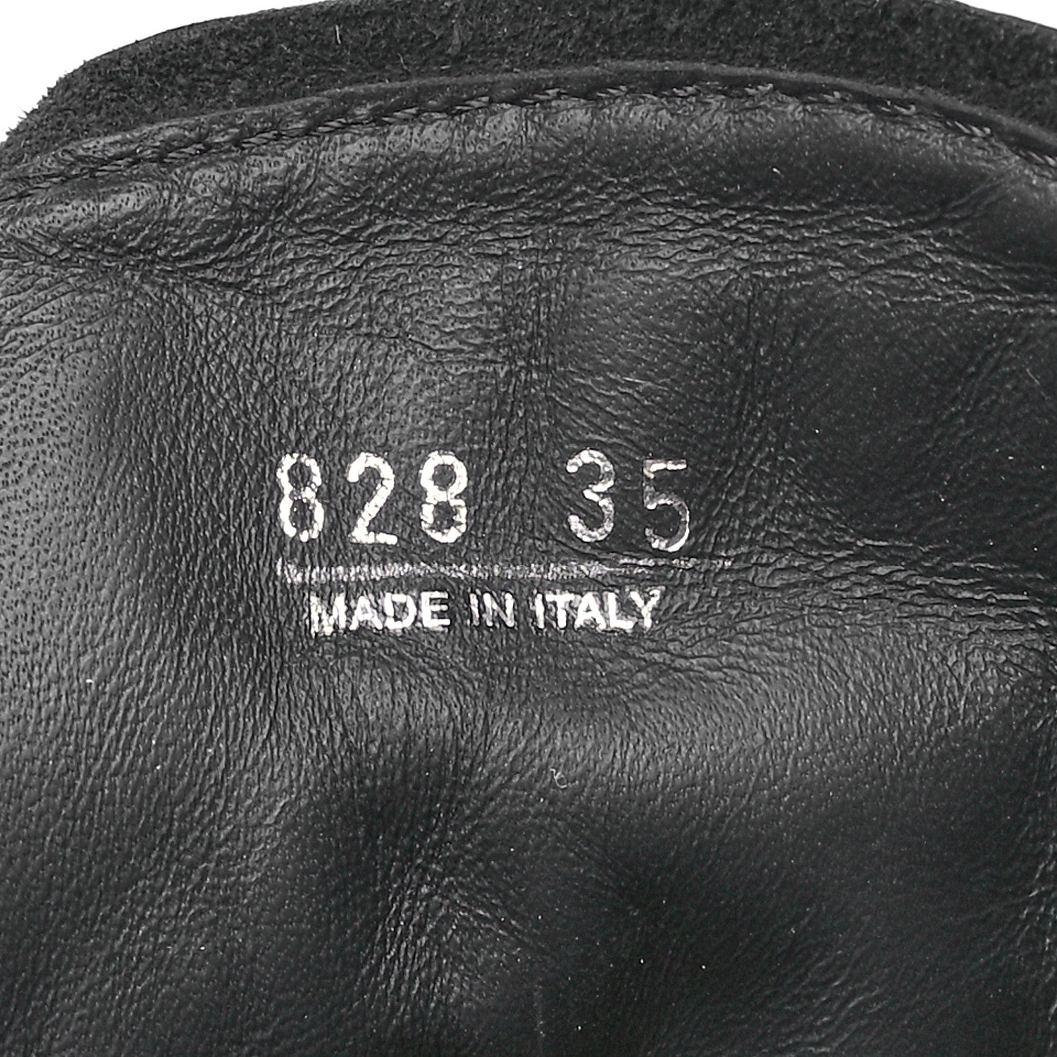 Prada Vitello Lux Nylon Metal Triangle Logo Monolith Pouch Pocket 55mm Tall Combat Boots 35 Black 6 of 7
