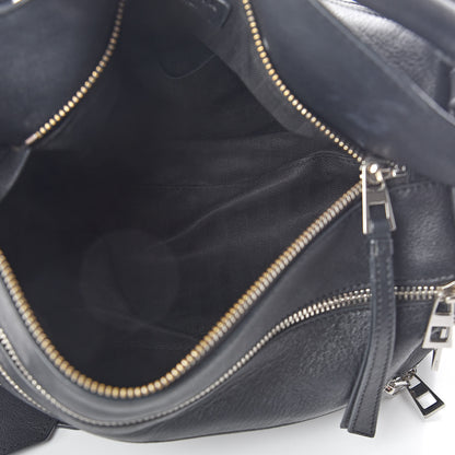 Loewe Calfskin Zipper Puzzle Bag Black 5 of 11