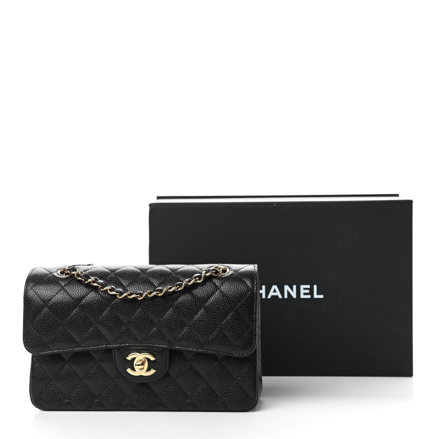 Chanel Caviar Quilted Small Double Flap Black 11 of 11