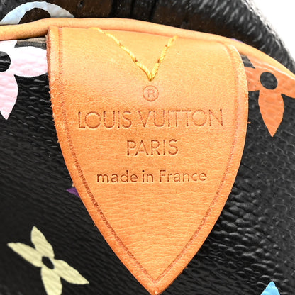 Louis Vuitton Monogram Multicolor Speedy 30 Black 6 of 12