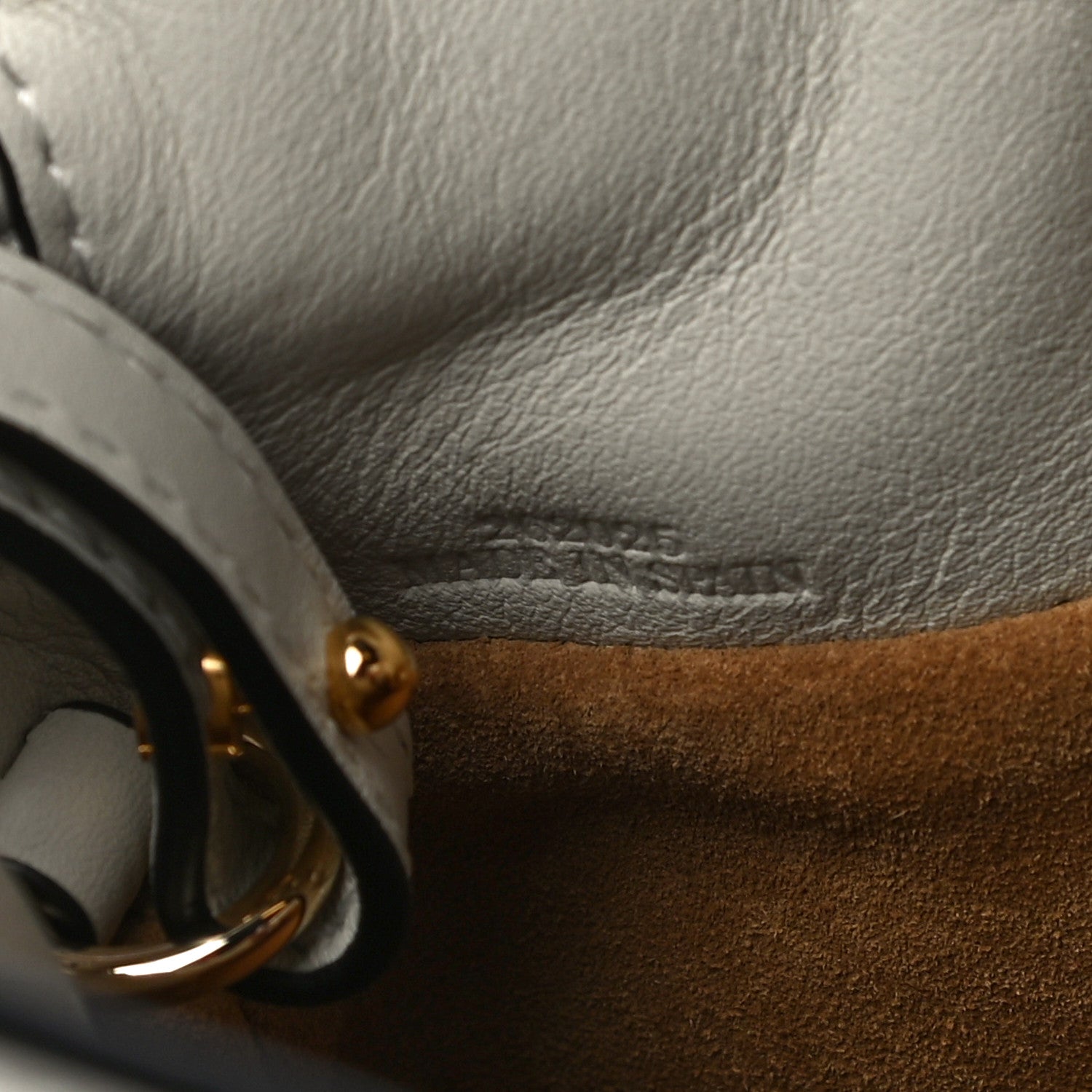 Loewe Calfskin Mini Flamenco Knot Bag White 7 of 16