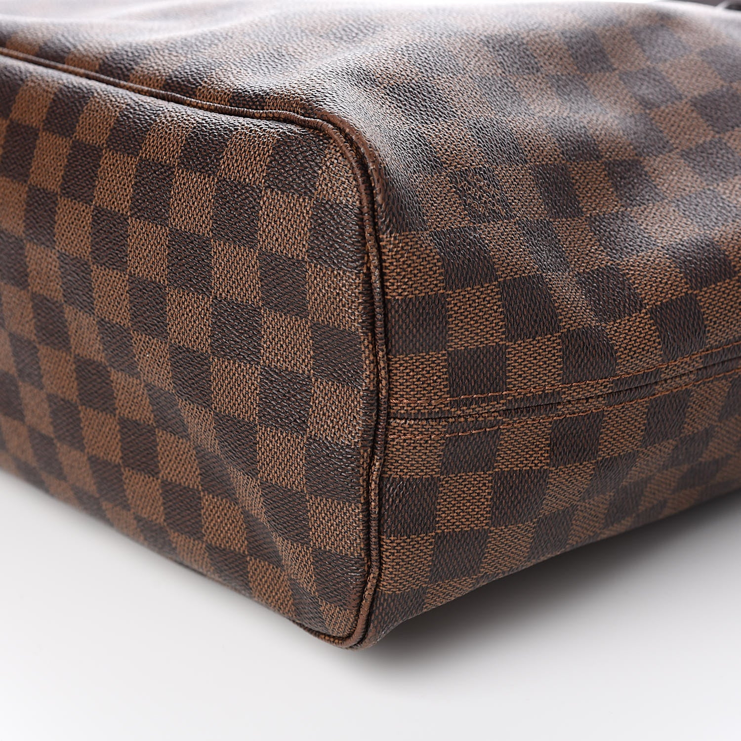 Louis Vuitton Damier Ebene Neo Neverfull MM Rose Ballerine 12 of 21