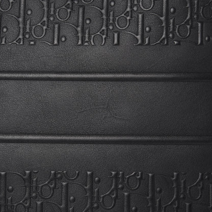 Christian Dior Oblique Calfskin Embossed Book Tote Black 12 of 13