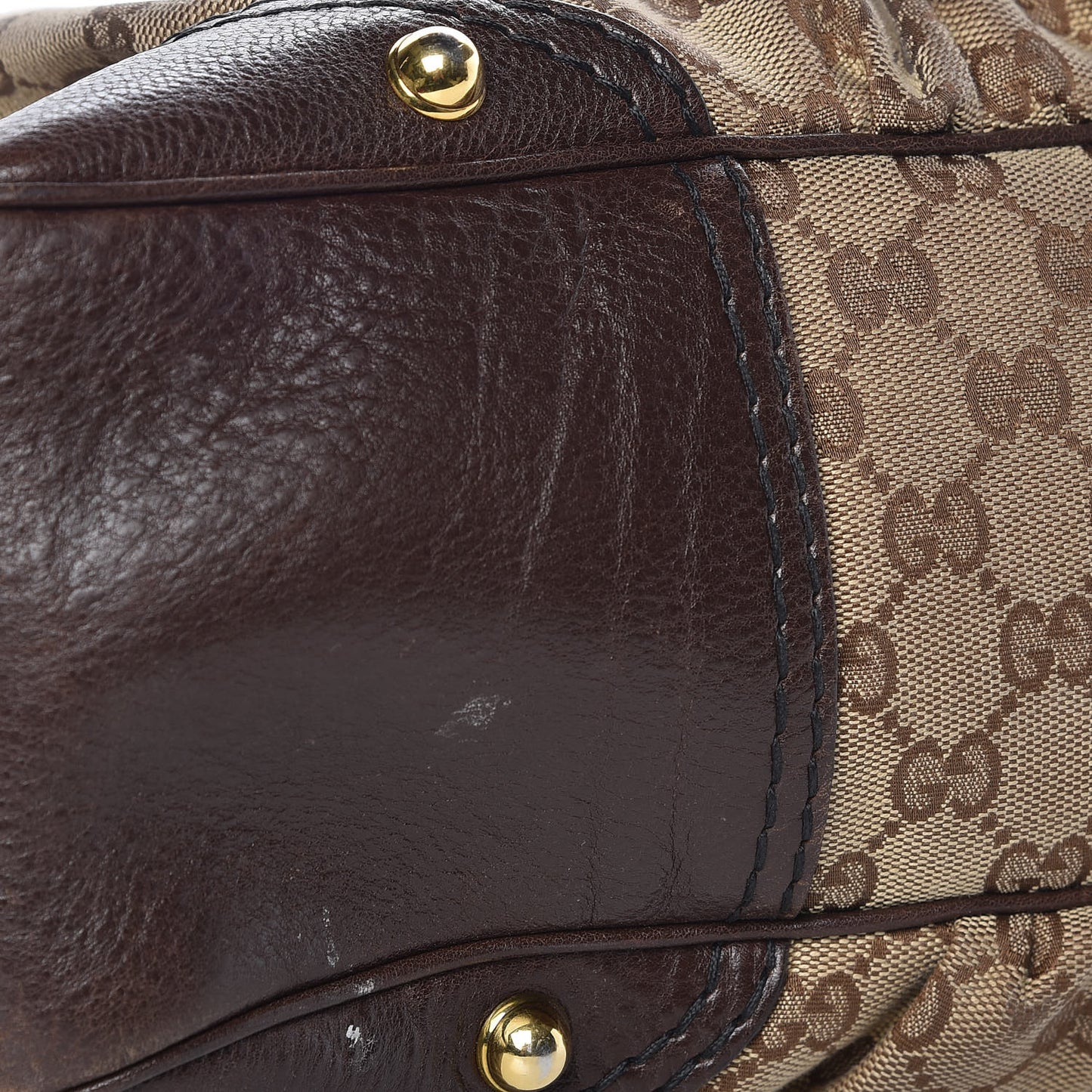 Monogram Medium Jockey Hobo Dark Brown
