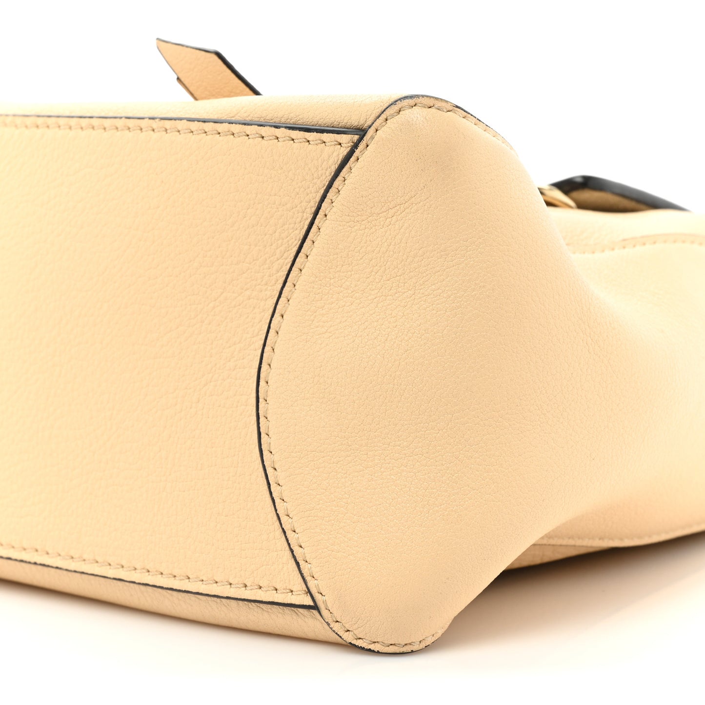 Calfskin Small Faye Day Shoulder Bag Beige