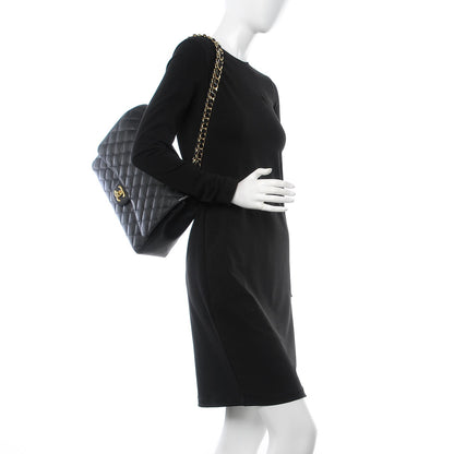 Chanel Caviar Quilted Maxi Double Flap Black 2 of 7