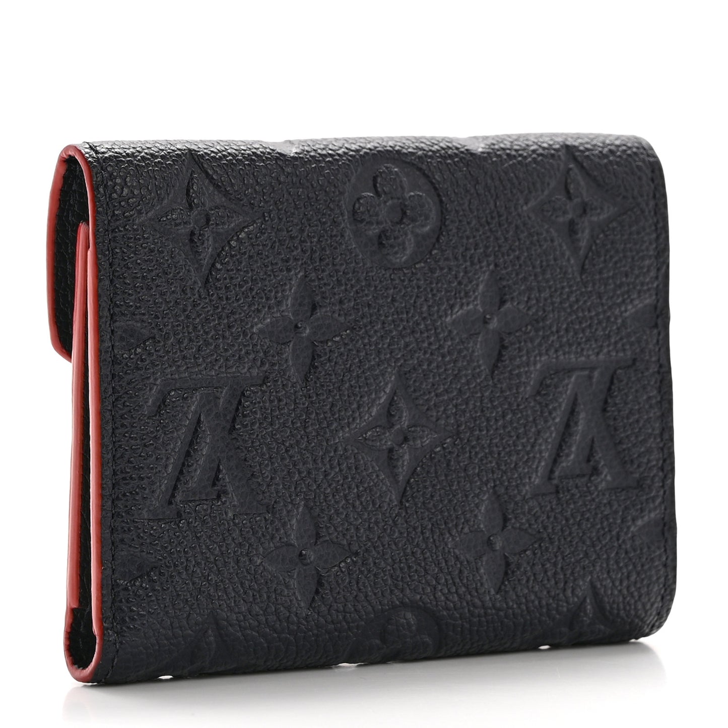 Empreinte Victorine Wallet Marine Rouge